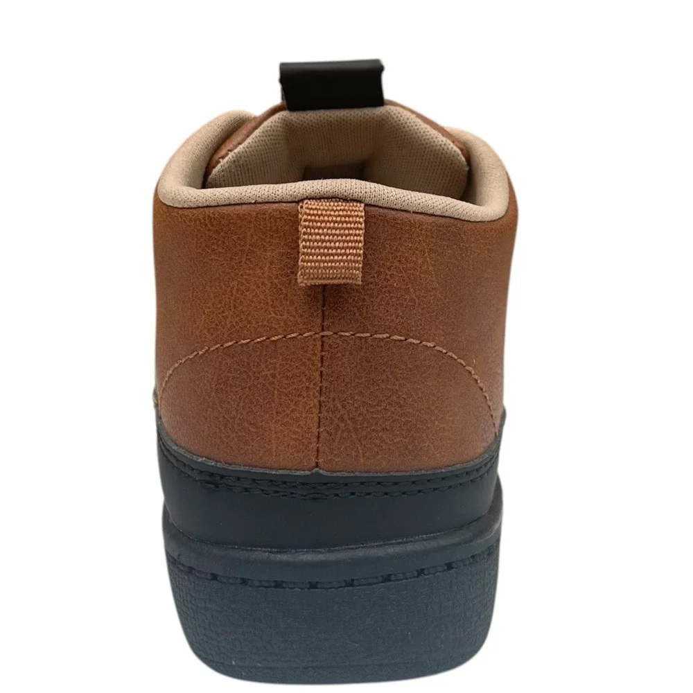 Carters Little Boys Sporty Ankle Bootie Size 11 Brown Black Slip-on Style‎